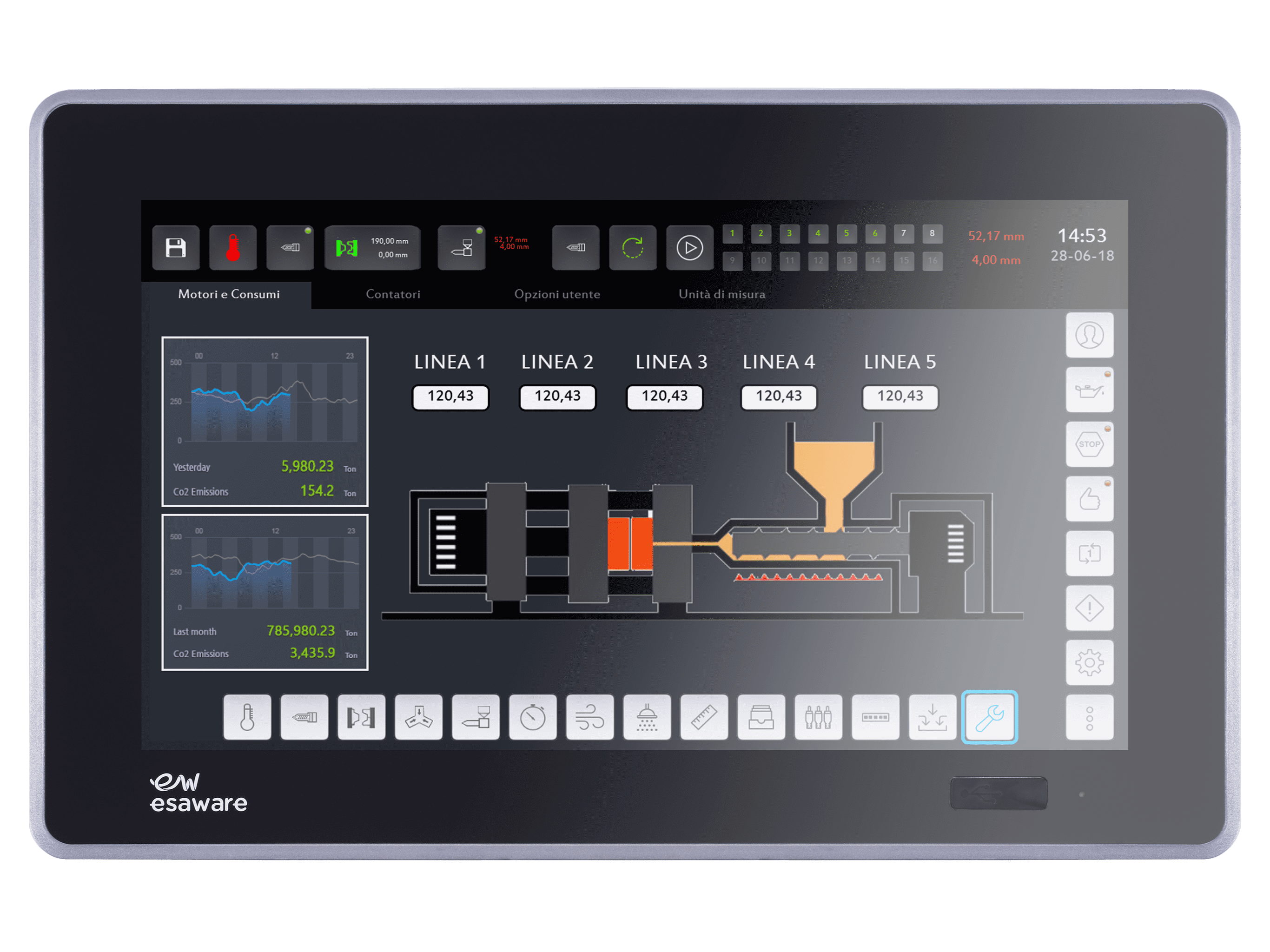 EW300 Industrial Monitor
